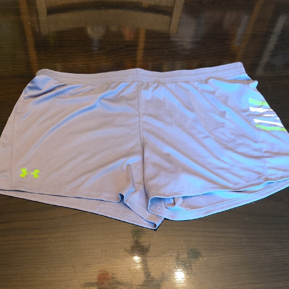 Under Armour Women's Light Gray Athletic Shorts